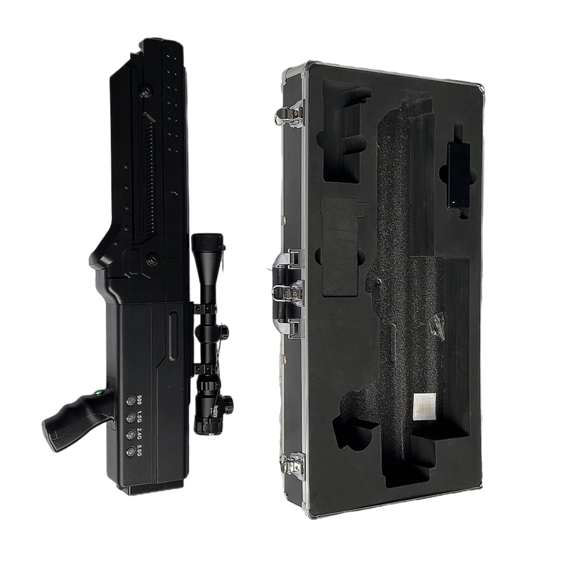  曲江手持便携式枪型低空防御反制四通道A型